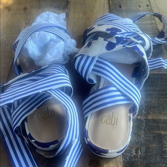 CAbi Blue and White Shoes - Picture 4 of 6